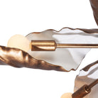 Kalco - 525556PABW - Six Light Chandelier - SPIRA - Pearlized Antique Brass W/ White