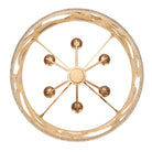 Kalco - 525756MGW - Six Light Pendant - SOGA - Modern Gold And White