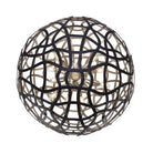 Kalco - 525855BTS - 13 Light Pendant - ENTICE - Matte Black / Tarnish Silver