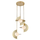 Kuzco Canada - CH65127-MRB/OP-UNV - LED Chandelier - Scorpio - Metallic Brass/Opal Glass