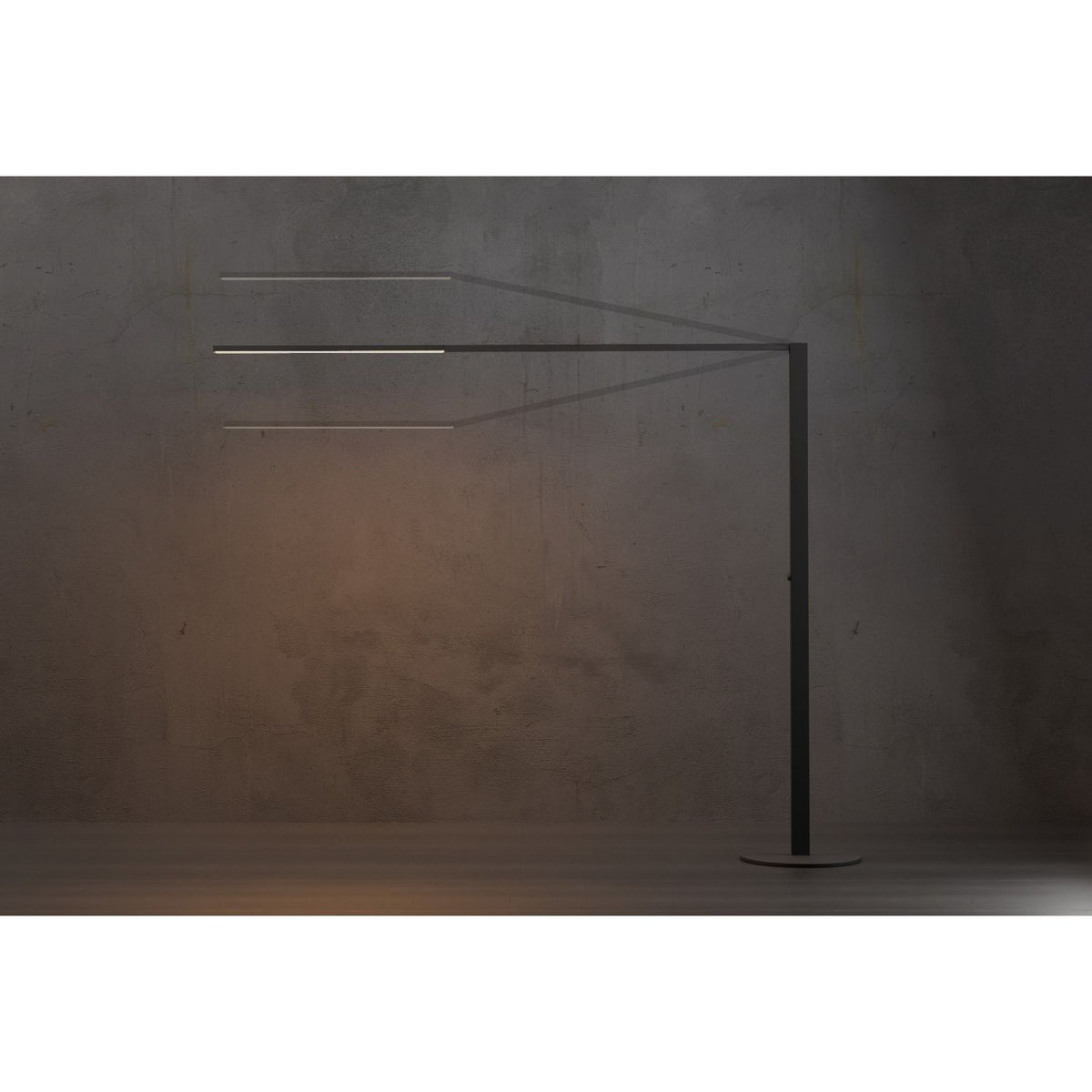 Koncept Z-Bar Gen 4 LED Floor Lamp Floor Lamps — Matte Black ...
