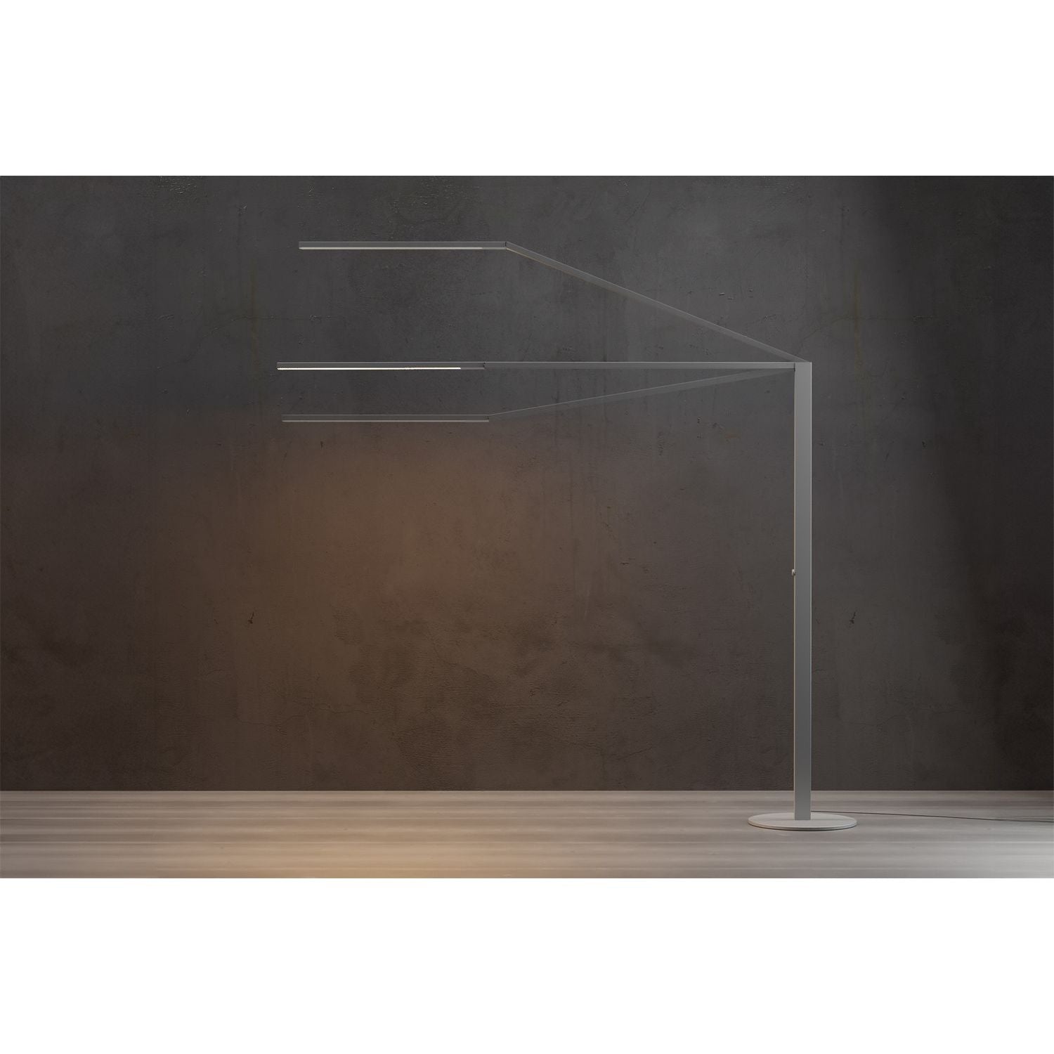 Koncept - ZBF6000-SW-SIL - LED Floor Lamp - Z-Bar Gen 4 - Silver