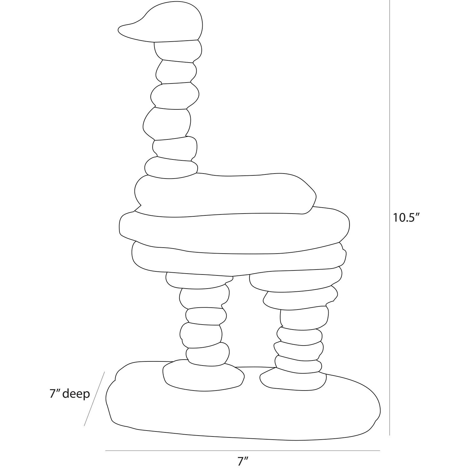 Arteriors - ASC39 - Sculpture - Kevin - Ivory