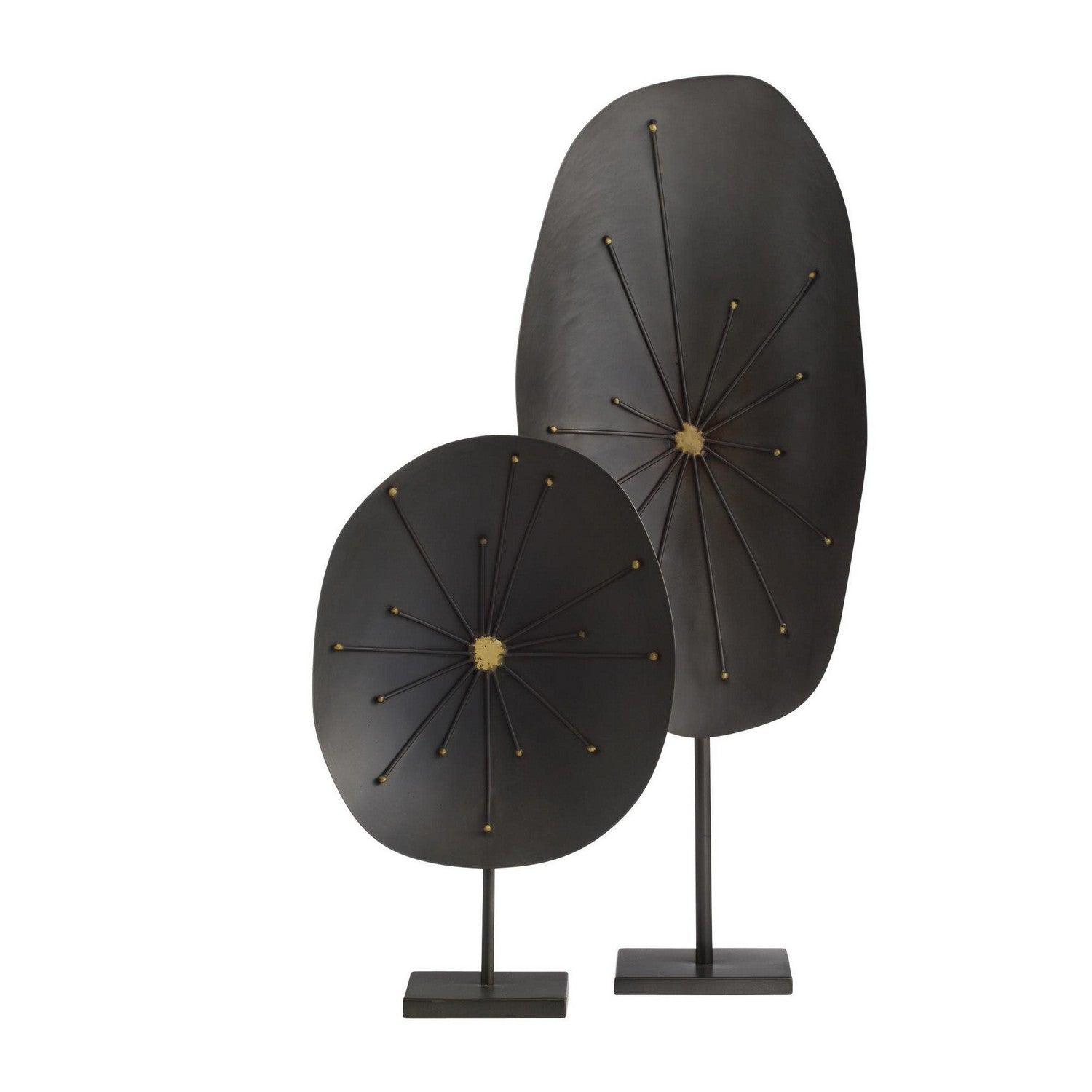 Arteriors - ASI11 - Sculptures, Set of 2 - Jura - Natural Iron