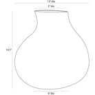 Arteriors - AVE13 - Vase - Irelia - Ice Reactive