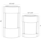 Arteriors - AVI08 - Vases, Set of 2 - Joseph - Brown