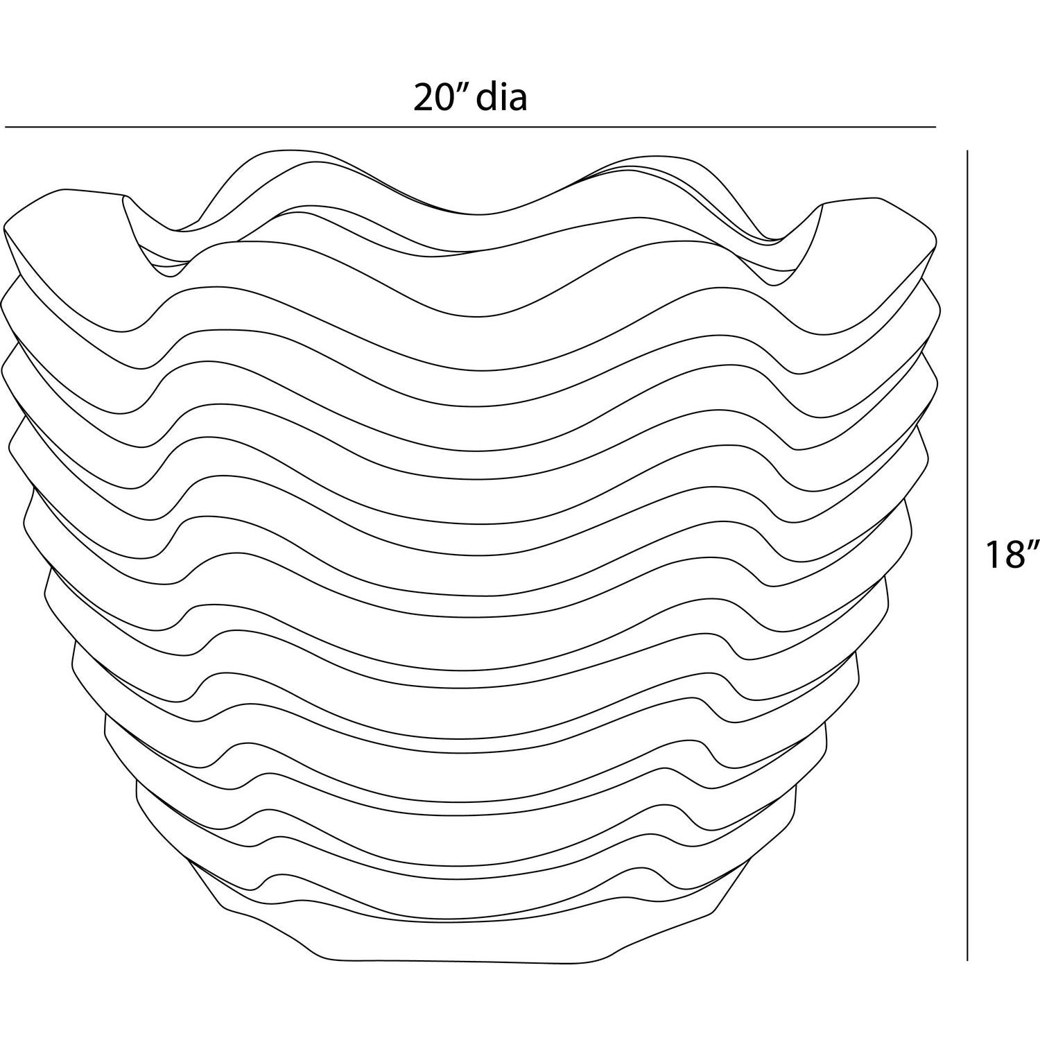 Arteriors - AVS12 - Outdoor Planter - Kapuas - Gray Stonewash