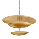 Arteriors - DLI07 - Six Light Chandelier - Florko - Gold Leaf