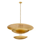 Arteriors - DLI07 - Six Light Chandelier - Florko - Gold Leaf