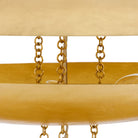 Arteriors - DLI07 - Six Light Chandelier - Florko - Gold Leaf