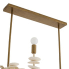Arteriors - DLS16 - Eight Light Linear Chandelier - Kalama - Ivory