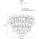 Arteriors - DMC33 - Eight Light Chandelier - Jacqueline - Amber