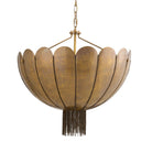 Arteriors - DMI21 - Three Light Chandelier - Inaya - Antique Brass