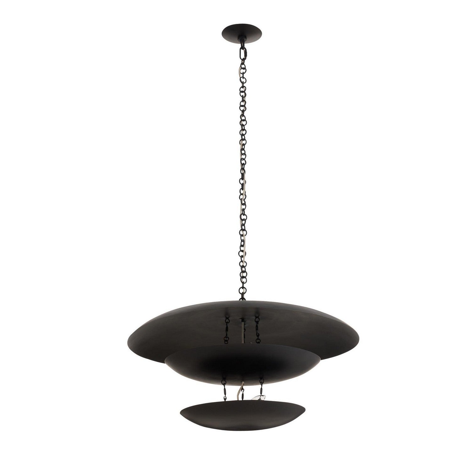 Arteriors - DMI25 - Six Light Chandelier - Florko - Blackened Iron