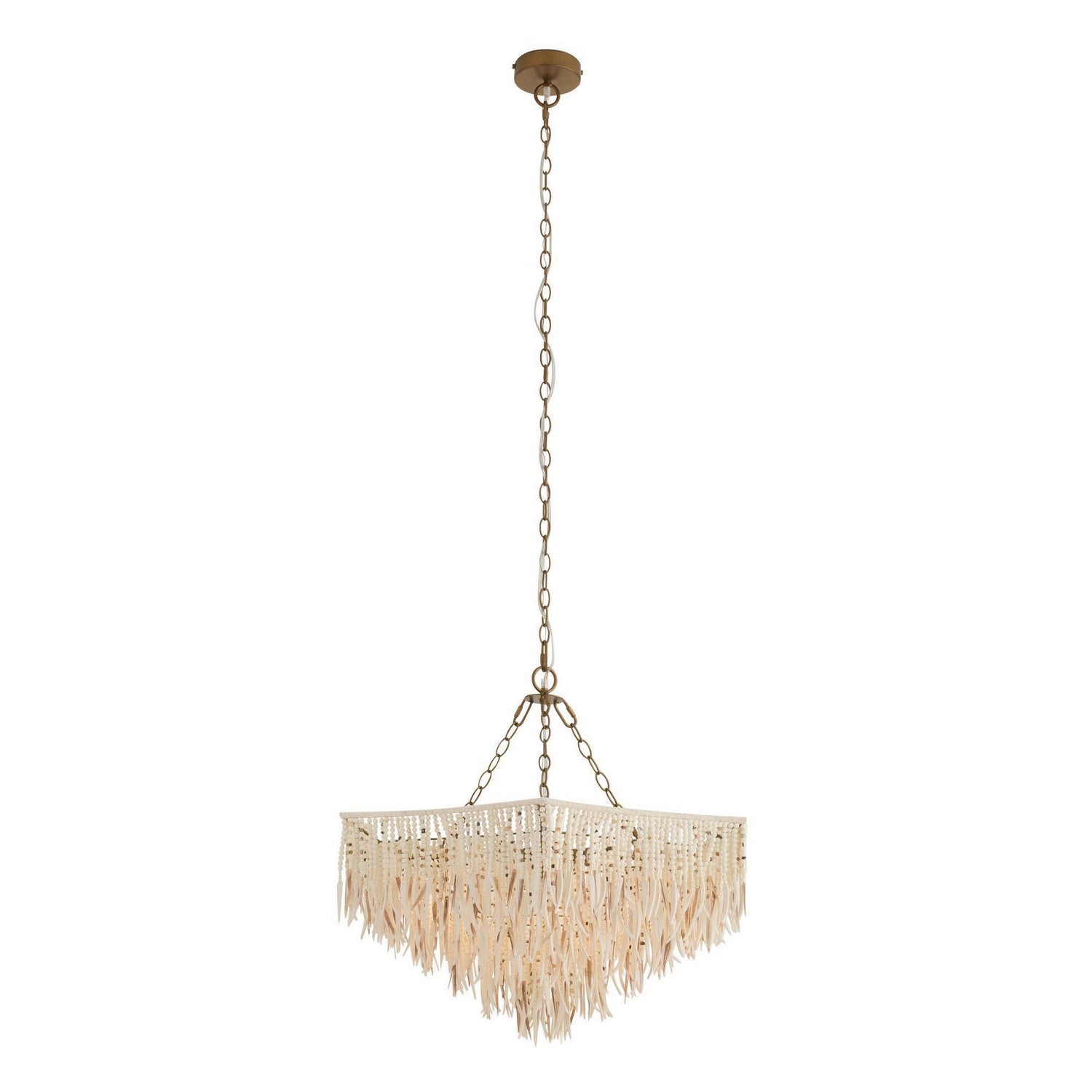 Arteriors - DMS22 - Six Light Chandelier - Josephine - Natural