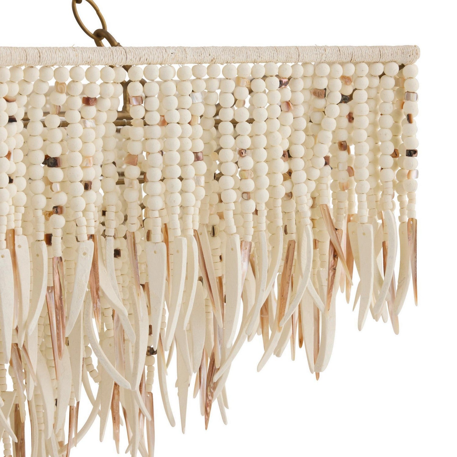 Arteriors - DMS22 - Six Light Chandelier - Josephine - Natural