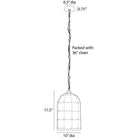 Arteriors - DPI14 - One Light Pendant - Jordan - Frosted