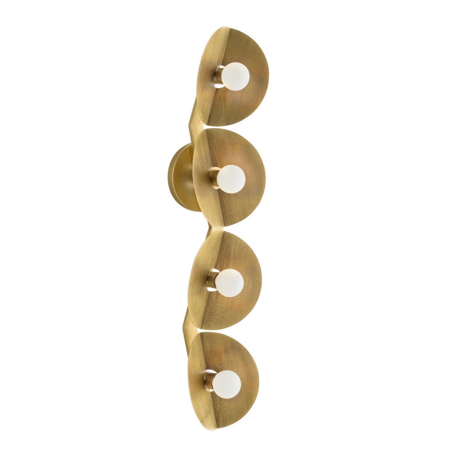 Arteriors - DWC69 - Four Light Wall Sconce - Itzia - Antique Brass