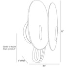 Arteriors - DWI25 - Two Light Wall Sconce - Izara - Mercury