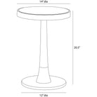 Arteriors - FAI19 - Accent Table - Jeanne - Beige