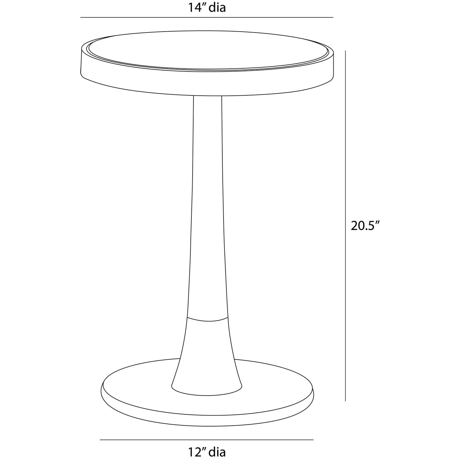 Arteriors - FAI19 - Accent Table - Jeanne - Beige