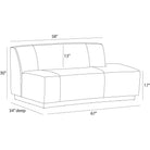 Arteriors - FFU08 - Right Sofa - Islander - Vanilla