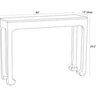 Arteriors - FLI14 - Console - Ichigo - Ebony