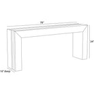 Arteriors - FLI16 - Console - Kingston - Umber