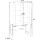 Arteriors - FNS18 - Cocktail Cabinet - Jermaine - Antiqued Amber