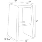 Arteriors - FSI18 - Bar Stool - Cowan - White