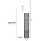 Arteriors - GADWC14 - One Light Outdoor Wall Sconce - Punch - Marine Grade Matte Black