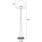 Arteriors - PFC21 - One Light Floor Lamp - Italia - Natural