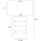 Arteriors - PTC58-421 - One Light Table Lamp - Katrina - Celedon
