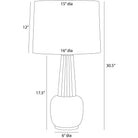 Arteriors - PTC60-673 - One Light Table Lamp - Arlington - Ivory