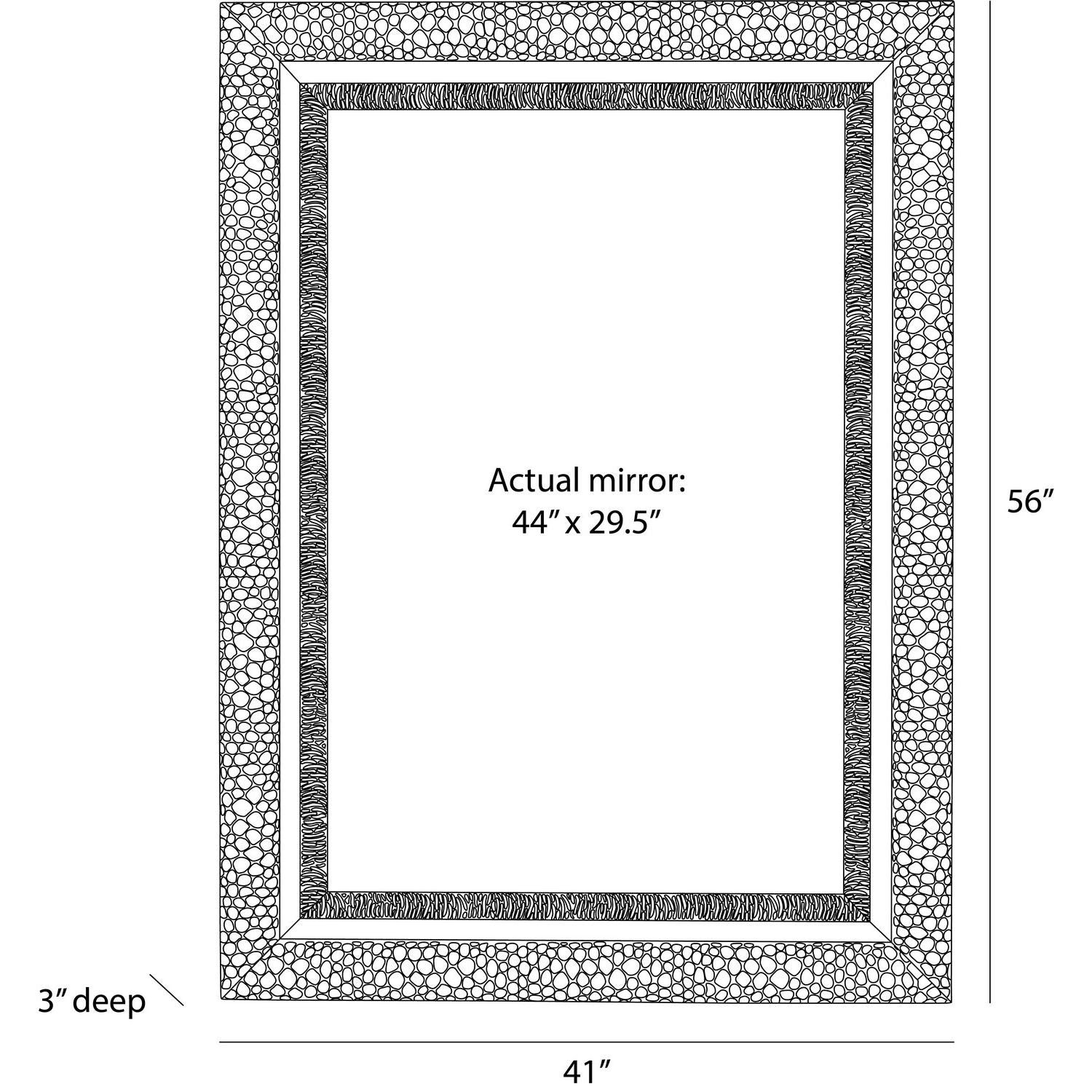 Arteriors - WMI82 - Mirror - Indo - Whitewash