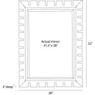 Arteriors - WMI87 - Mirror - Jaguar - Burnt Iron