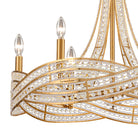 Arabela Lighting - 85233-6 - Six Light Chandelier - Anastasia - Lacquered Gold