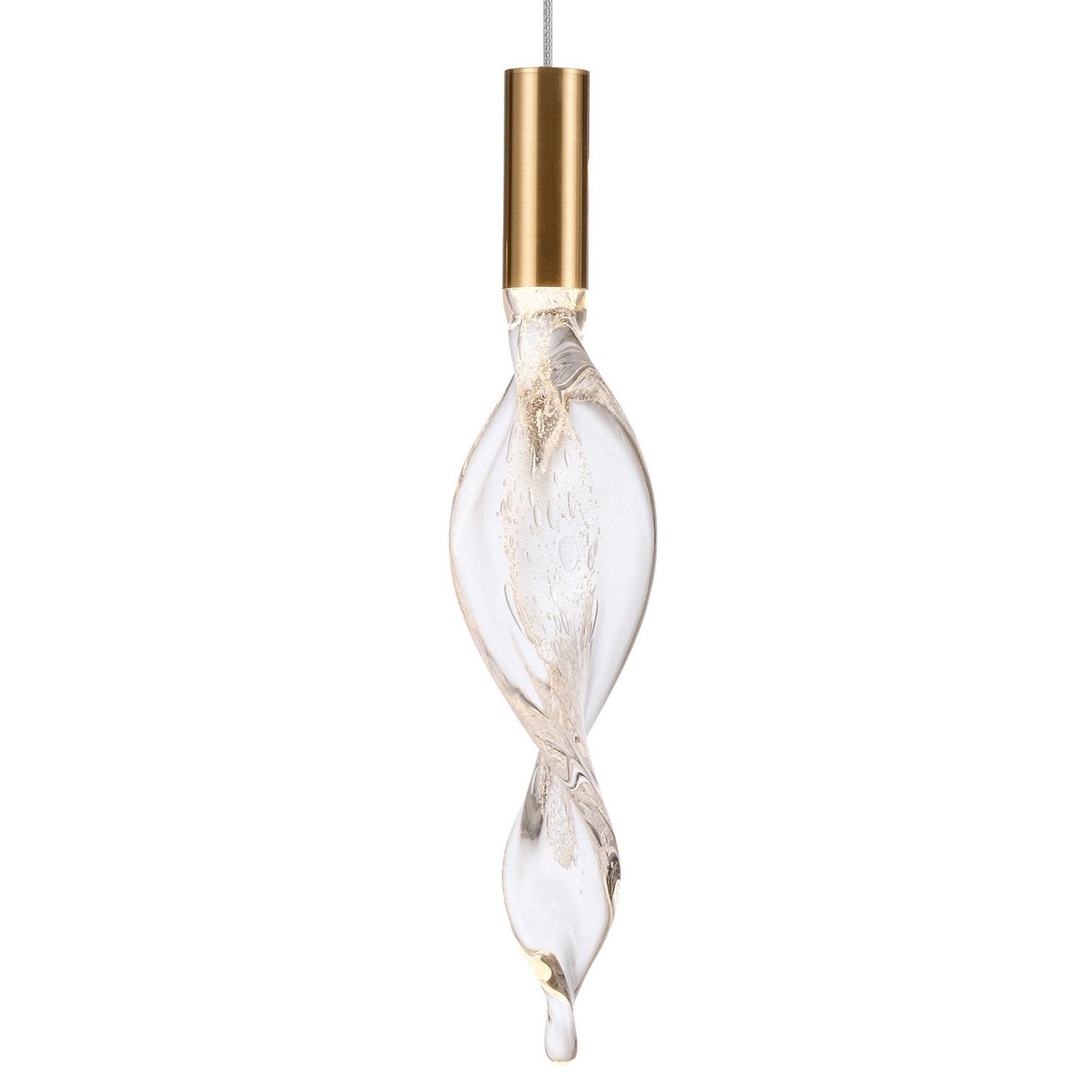 Arabela Lighting - 85211-1 - LED Pendant - Aurora - Natural Brass