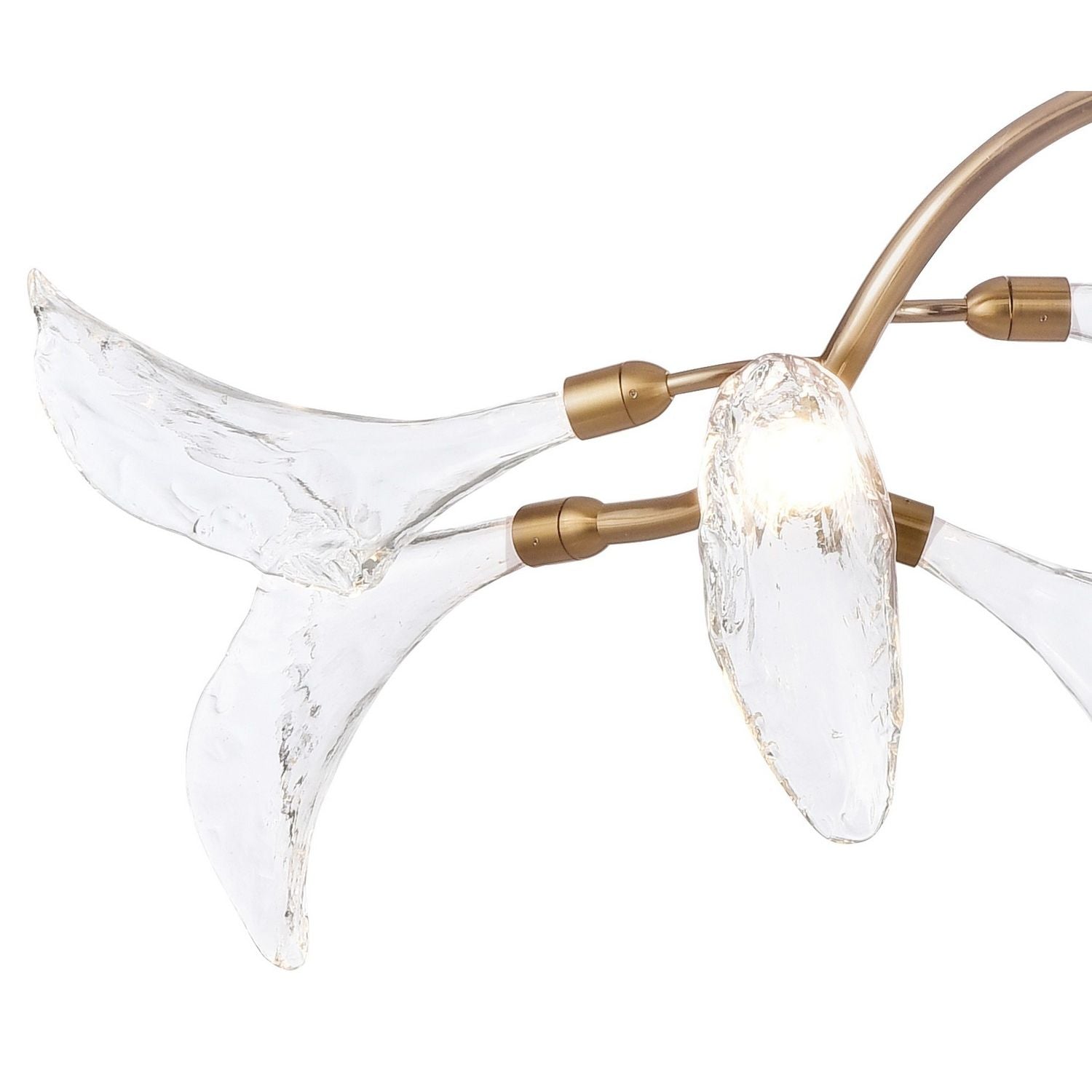 Arabela Lighting - 85193-5 - LED Chandelier - Calla - Natural Brass