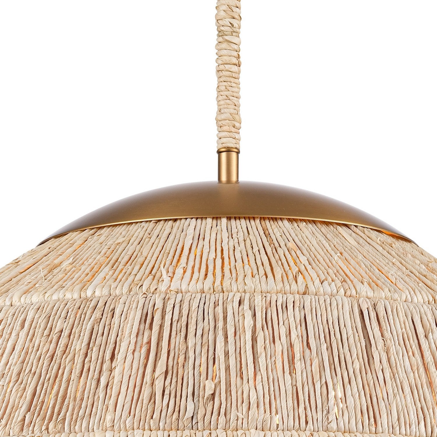 Arabela Lighting - 85112-4 - Four Light Pendant - Copa - Natural Brass