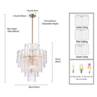 Arabela Lighting - 85162-13 - 13 Light Chandelier - Fire and Ice - Lacquered Gold