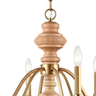 Arabela Lighting - 85142-9 - Nine Light Chandelier - French Country - Natural Brass