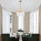 Arabela Lighting - 85103-4 - Four Light Pendant - Icicles - Natural Brass