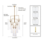 Arabela Lighting - 85242-6 - Six Light Chandelier - Jayden - Lacquered Gold