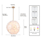 Arabela Lighting - 85122-12 - 12 Light Pendant - Tallulah - Lacquered Gold