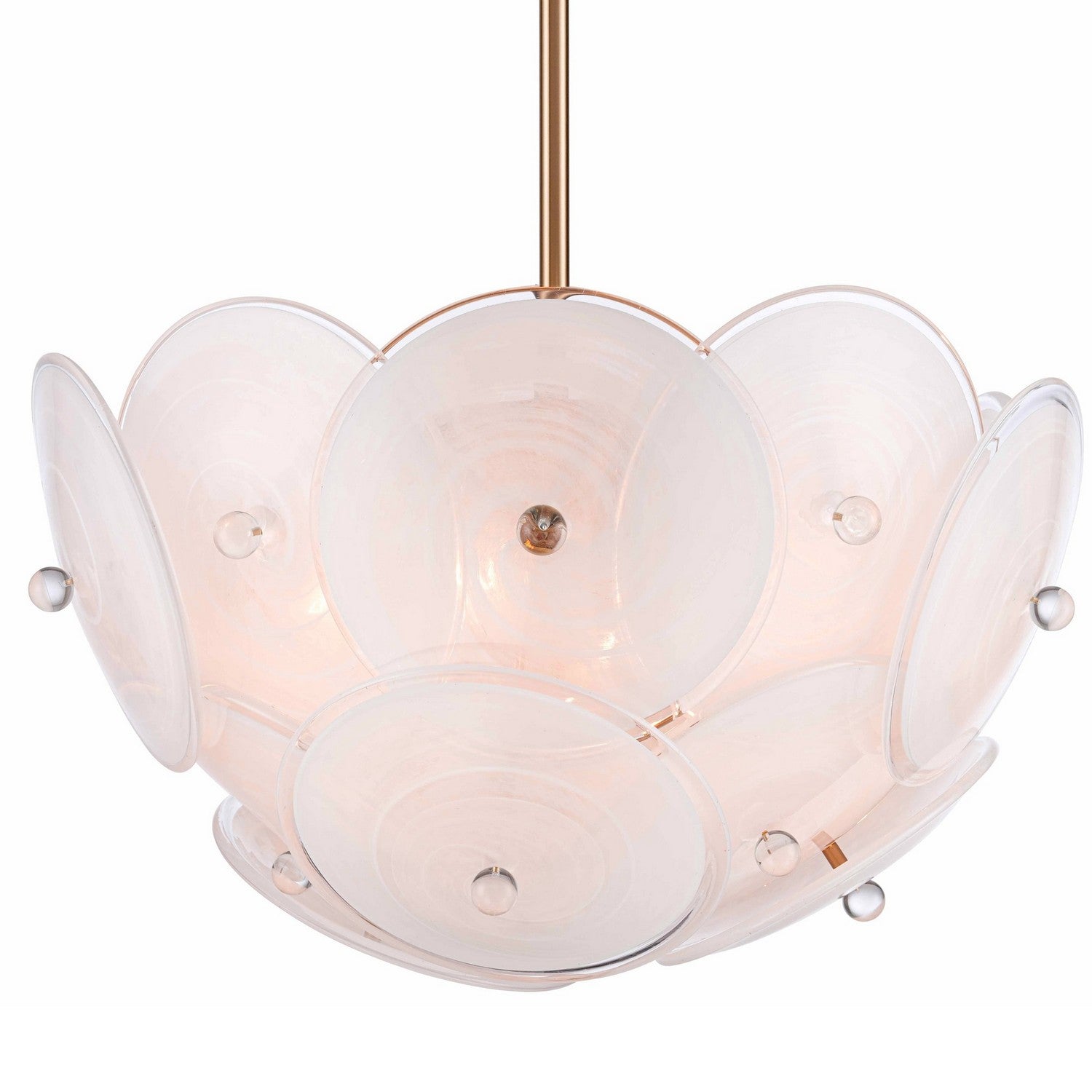Arabela Lighting - 85123-6 - Six Light Pendant - Tallulah - Lacquered Gold