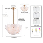 Arabela Lighting - 85123-6 - Six Light Pendant - Tallulah - Lacquered Gold