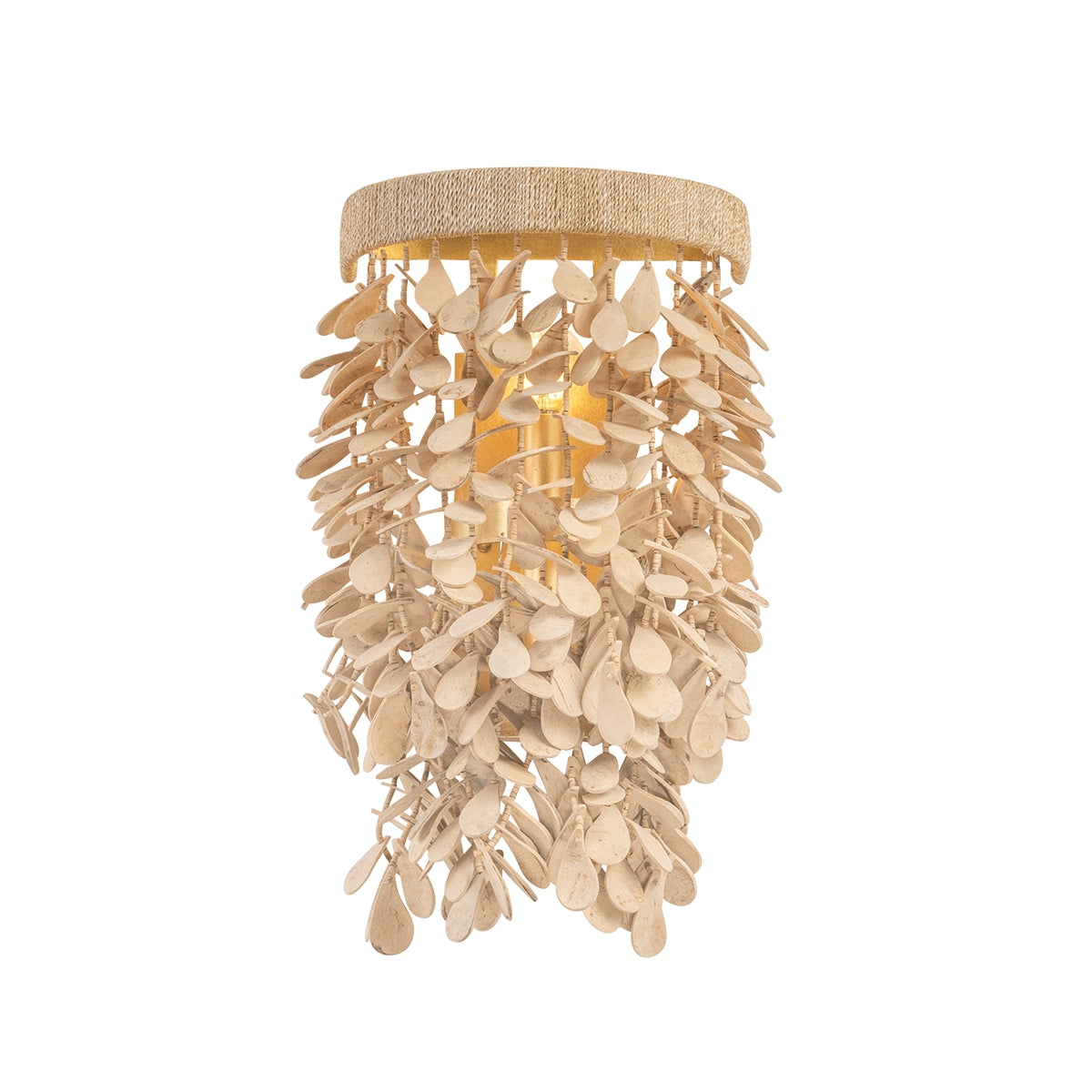Corbett Lighting Canada - 552-02-VGL - Two Light Wall Sconce - Naxos - Vintage Gold Leaf