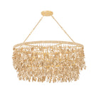 Corbett Lighting Canada - 552-09-VGL - Nine Light Linear Pendant - Naxos - Vintage Gold Leaf