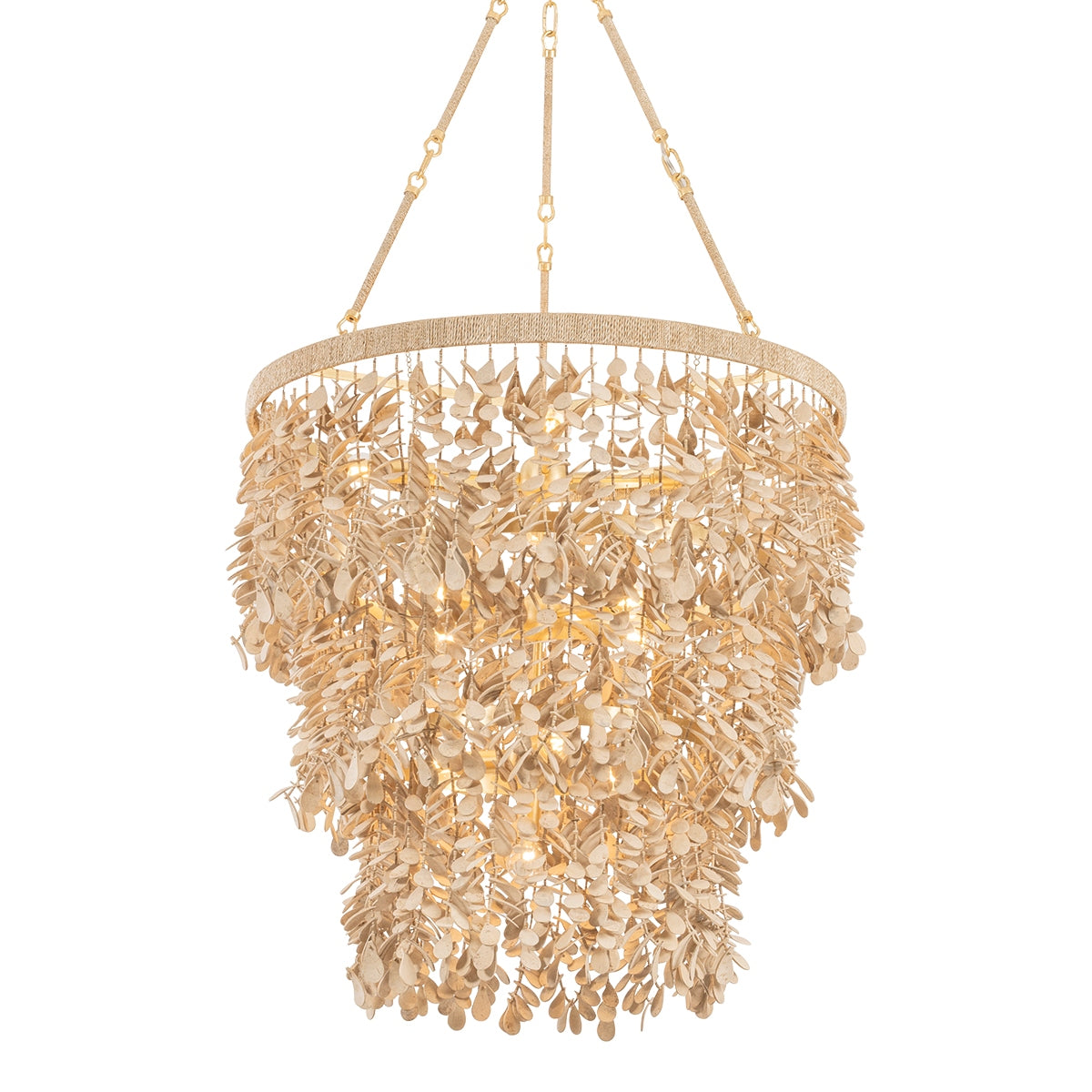 Corbett Lighting Canada - 552-30-VGL - 12 Light Chandelier - Naxos - Vintage Gold Leaf